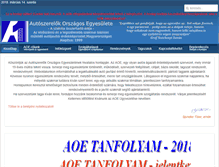 Tablet Screenshot of aoeportal.hu